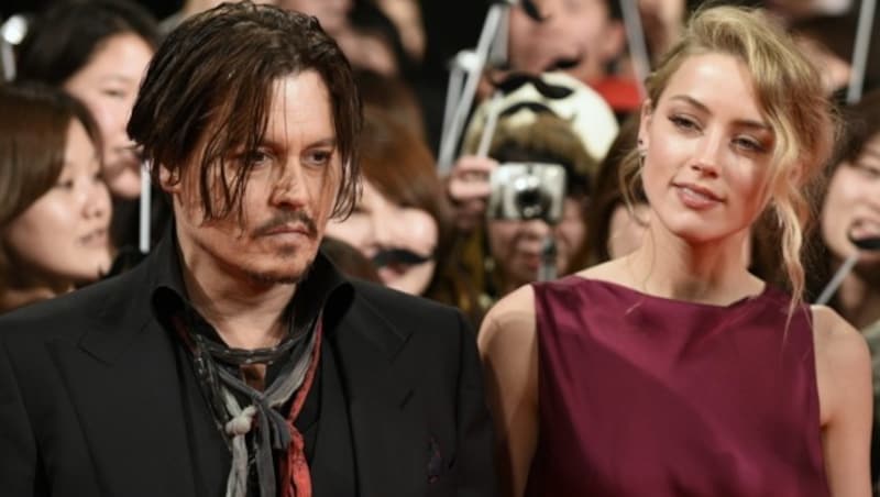 Johnny Depp und Amber Heard (Bild: APA/EPA/FRANCK ROBICHON)
