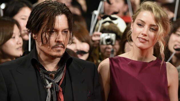 Johnny Depp und Amber Heard (Bild: APA/EPA/FRANCK ROBICHON)