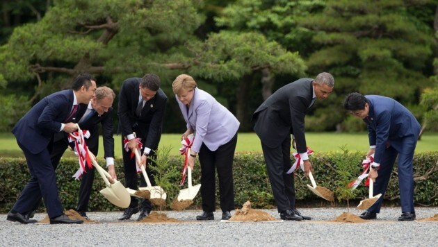 G-7-Gipfel in Japan (Bild: APA/AFP/POOL/CAROLYN KASTER)