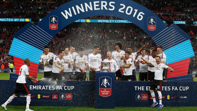 In der abgelaufenen Saison sicherte sich Manchester United den FA-Cup. (Bild: AFP)