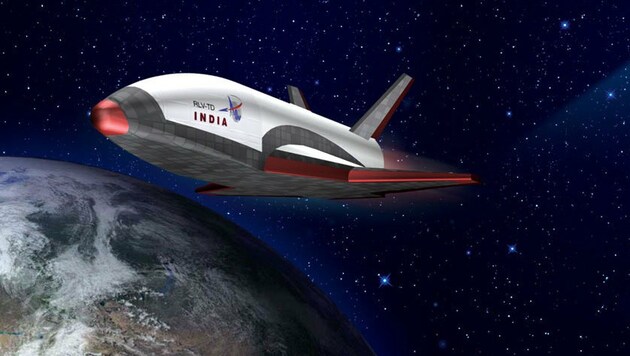 Illustration: So soll Indiens "Spaceshuttle" einmal aussehen. (Bild: ISRO)