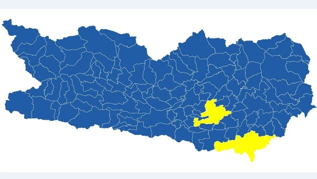 Fünf Gemeinden stimmten für Van der Bellen:Krumpendorf, Keutschach, Klagenfurt, Eisenkappel und Zell (Bild: Land Kärnten)