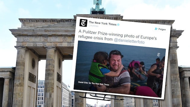 (Bild: APA/AFP/JOHN MACDOUGALL, twitter.com/nytimes)