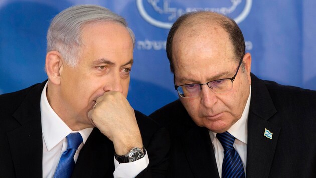 Netanyahu und Yaalon werden wohl keine Freunde mehr. (Bild: ASSOCIATED PRESS)