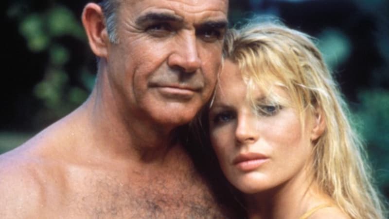 „Sag niemals nie“: Sean Connery und Kim Basinger 1983 (Bild: Hollywood Picture Press/face to)