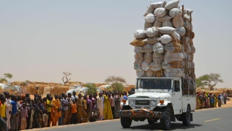 Flüchtlinge im Camp Assaga im Niger (Bild: APA/AFP/BOUREIMA HAMA)