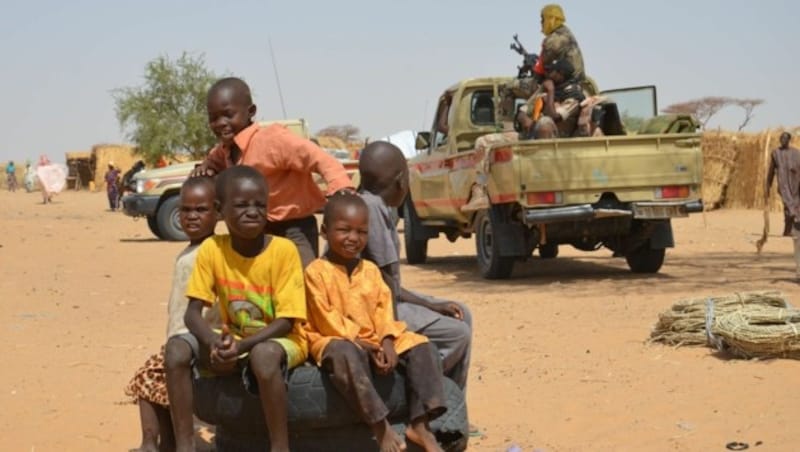 Flüchtlingskinder im Niger (Bild: APA/AFP/BOUREIMA HAMA)