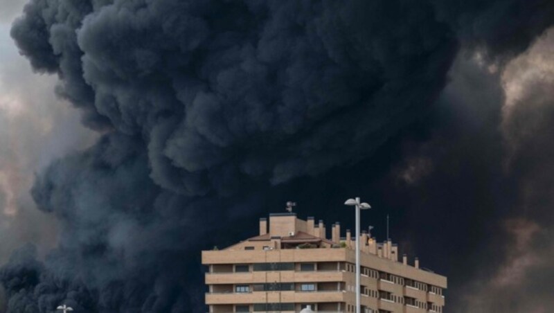Die Bevölkerung wurde aufgefordert, Häuser und Wohnungen nicht zu verlassen. (Bild: APA/AFP/PEDRO ARMESTRE)