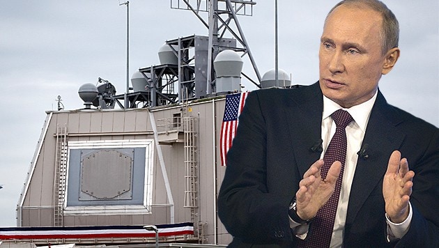 Kremlchef Putin sieht das Raketenabwehrsystem in Rumänien als "Bedrohung". (Bild: ASSOCIATED PRESS)