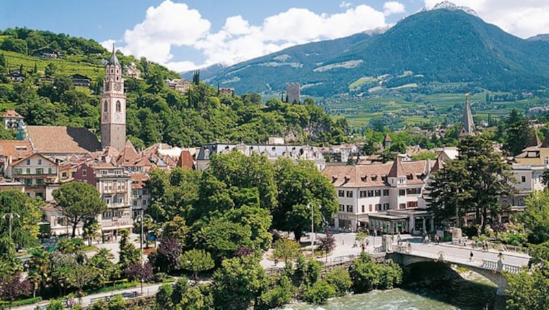 Blick auf Meran (Bild: Suedtirol-Tirol.com)