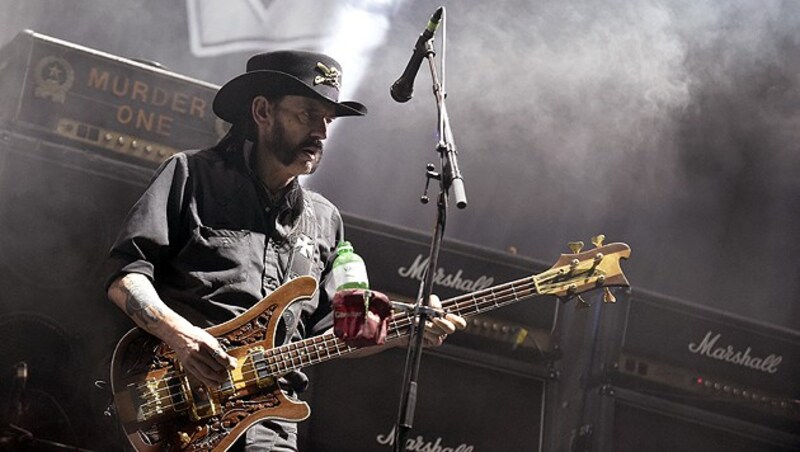 Lemmy Kilmister beim Nova Rock 2015 (Bild: APA/Herbert P. Oczeret)