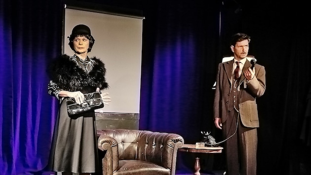 Rosie Belic und Nikolaus Lechthaler spielen in ihrem Theater die Broadway-Fassung eines Klassikers. (Bild: © Fotoatelier Gert Heide)