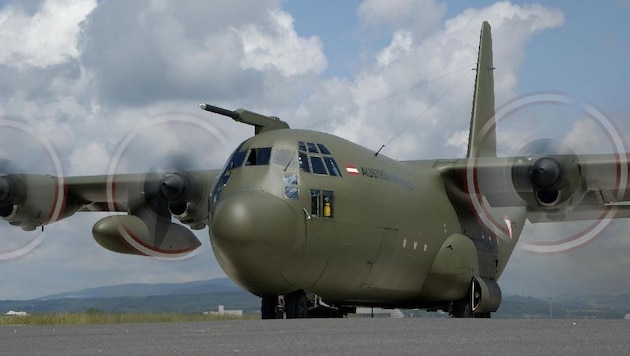 Eine der drei Lockheed C-130 Hercules des Bundesheeres (Bild: BMLV)