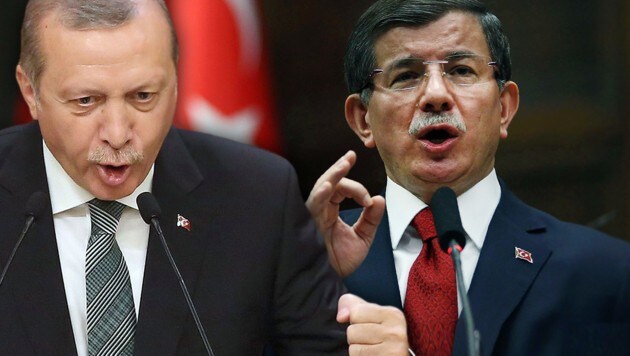 Regierungschef Davutoglu zog im Streit mit Staatschef Erdogan den Kürzeren. (Bild: AFP/ADEM ALTAN)