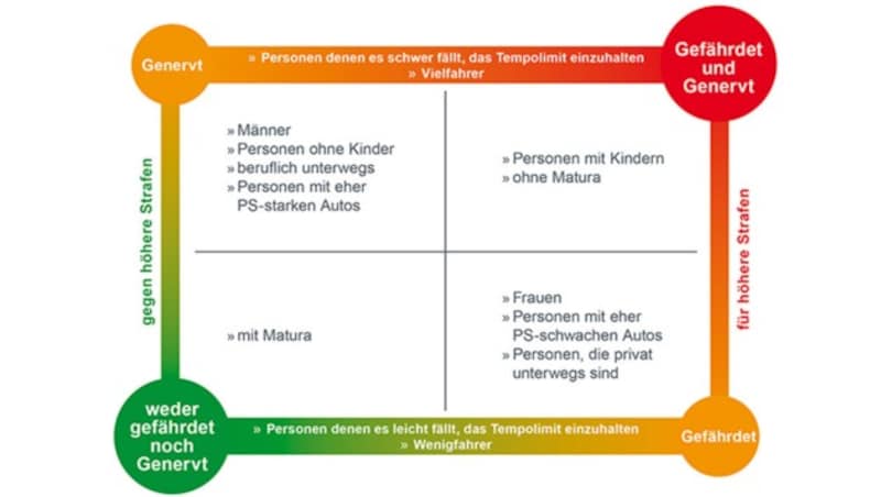 Autofahrer-Typen (Bild: Asfinag)