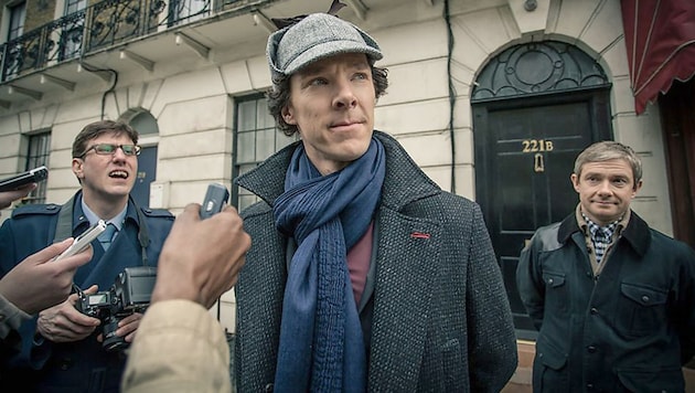 Endlich haben die Dreharbeiten zur vierten Staffel "Sherlock" begonnen. (Bild: BBC One)