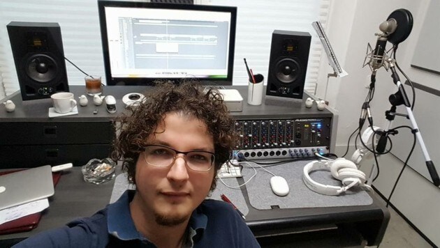 Studioalltag - normal für den Musikproduzenten Stefan Wrana. (Bild: Stefan Wrana)
