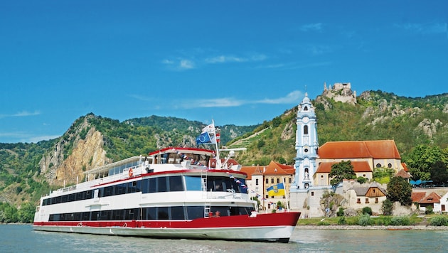 Viele Ausflügler reisen mit dem Schiff an  (Bild: DDSG Blue Danube)