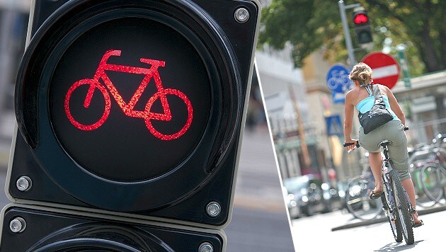 So nicht! Auch für Radfahrer gilt die Straßenverkehrsordnung (Bild: thinkstockphotos.de, Gerhard Bartel)
