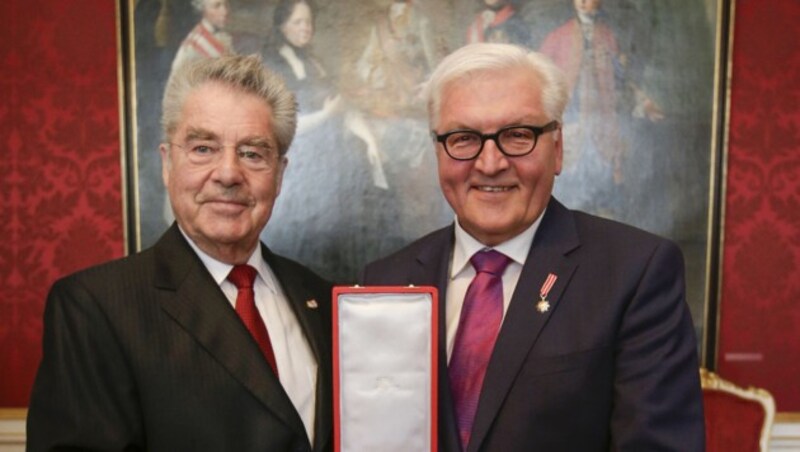 Heinz Fischer und Frank-Walter Steinmeier (Bild: APA/BUNDESHEER/PETER LECHNER)