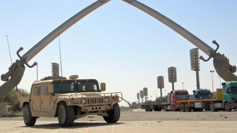 Ein Humvee in Bagdad (Bild: AFP)