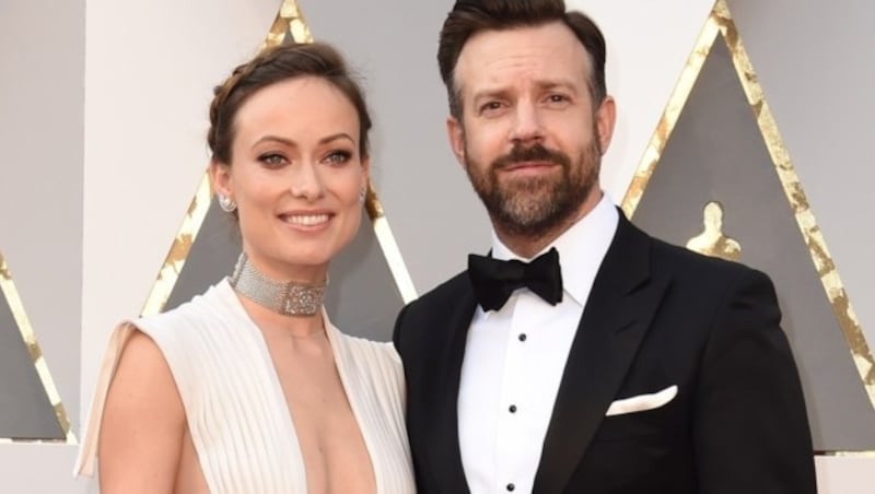 Olivia Wilde mit Jason Sudeikis (Bild: APA/AFP/VALERIE MACON)