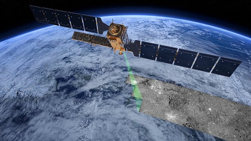 Die Forscher nutzten für ihre Studie vor allem Daten der Satelliten „CryoSat-2“ und „Sentinel-1“ (Bild) (Bild: ESA/ATG medialab)