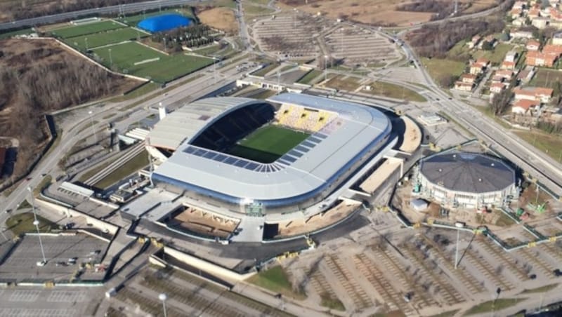 Das neue Stadio Friuli wurde zwei Jahre lang völlig umgebaut. Es kostete 50 Millionen Euro. (Bild: Udinese Calcio)