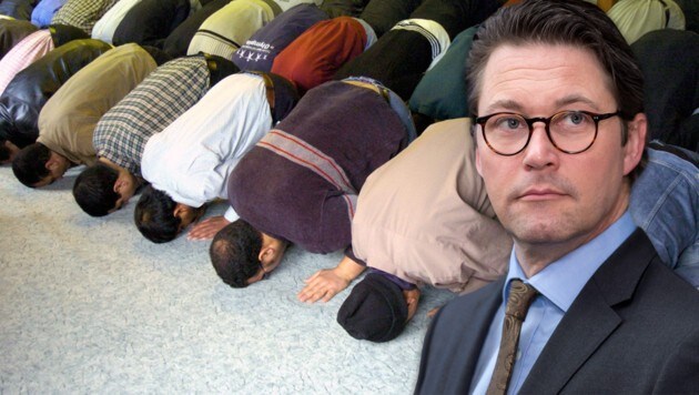CSU-Generalsekretär Andreas Scheuer schießt sich auf den Islam ein. (Bild: dpa, APA/EPA/SVEN HOPPE)