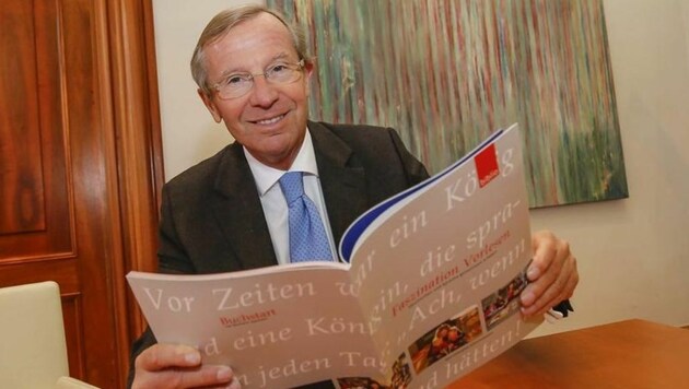 War als Kind eine Leseratte: LH Wilfried Haslauer liebte Karl-May-Bücher, wie er der "Krone" verrät. (Bild: Markus Tschepp)