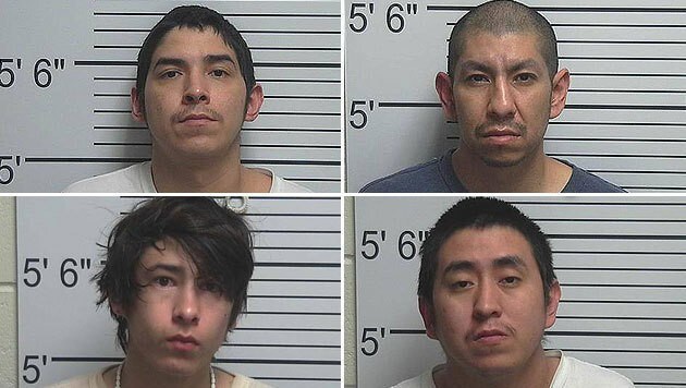 Vier Männern aus Utah droht wegen der Gruppenvergewaltigung einer Neunjährigen lebenslange Haft. (Bild: facebook.com/UintahCountySheriff)
