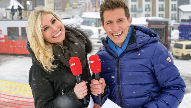 ORF-Frühaufsteher: Nina Kraft und Lukas Schweighofer (Bild: ORF)