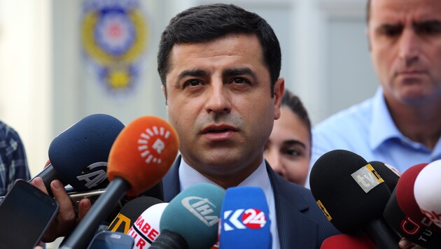 Selahattin Demirtas, der Chef der Kurdenpartei HDP (Bild: AP)