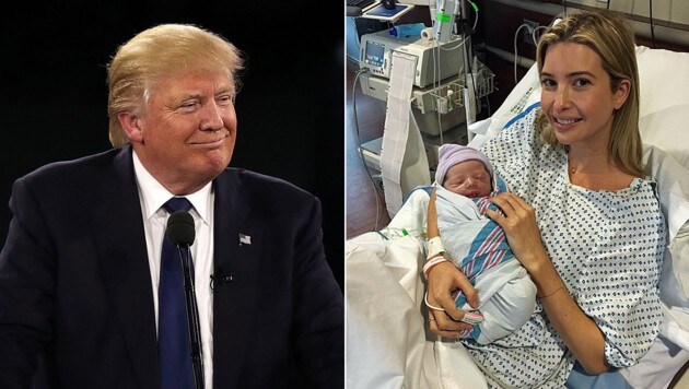 Donald Trumps Tochter Ivanka ist wieder Mama geworden. (Bild: APA/AFP/GETTY IMAGES/ALEX WONG, twitter.com/IvankaTrump)