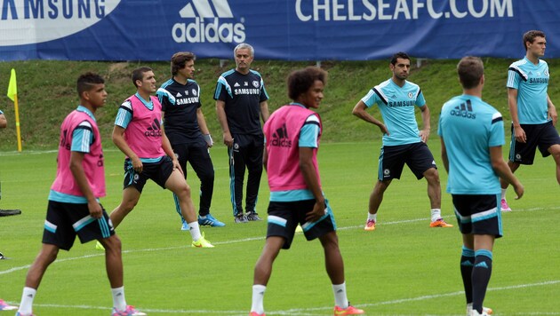 Bereits 2014 war der FC Chelsea in Velden auf Trainingslager. Damals noch mit Starcoach Mourinho. (Bild: Daniel Raunig)