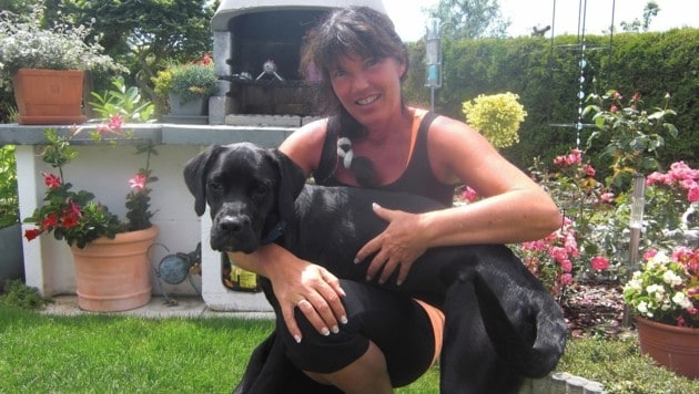 Mit ihrem Labradormischling "Sheila" ist Irina Holzmair aus Laakirchen ein Herz und eine Seele. (Bild: zVg)