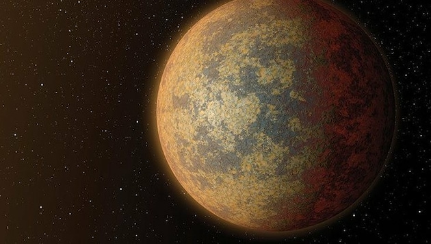 Künstlerische Darstellung eines großen Gesteinsplaneten (Bild: NASA/JPL-Caltech)
