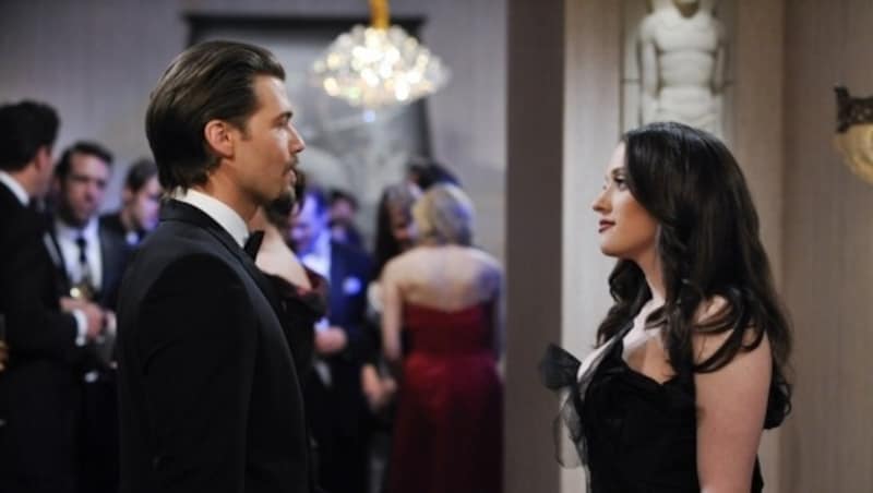 Kat Dennings und Nick Zano in "2 Broke Girls" (Bild: CBS)