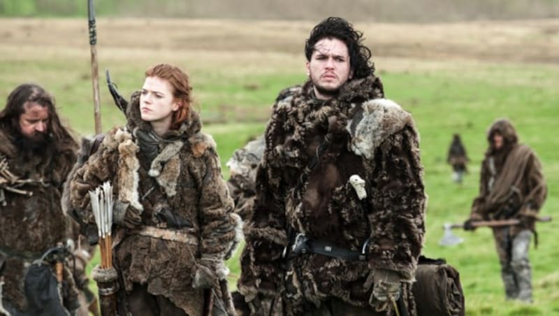 Rose Leslie und Kit Harington in "Game of Thrones" (Bild: HBO)