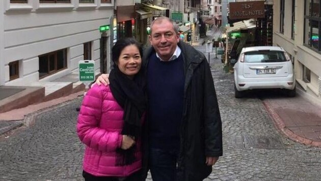 Der Türkei-Urlaub wird Bürgermeister Schaden und Gattin Jianzhen wohl lange in Erinnerung bleiben. (Bild: Heinz Schaden)