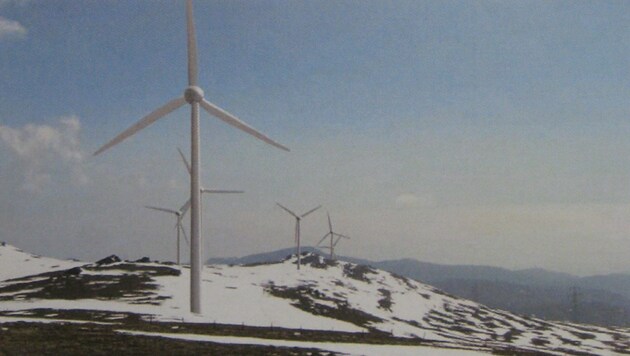 Während in der Steiermark Millioneninvestitionen fließen, herrscht in Kärnten ein Windkraft-Boykott. (Bild: KRONEN ZEITUNG)