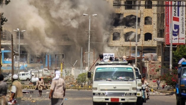 Luftangriffe im Jemen (Bild: APA/AFP/AHMAD AL-BASHA)