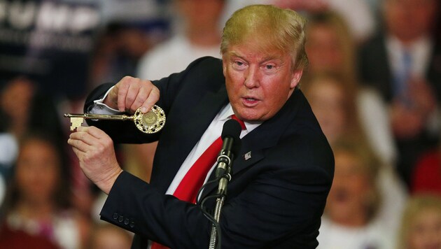 Ist das Trumps Schlüssel zum Erfolg? (Bild: ASSOCIATED PRESS)