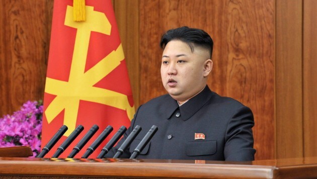 Nordkorea werde einen "wahllosen Atomschlag" gegen seine Feinde führen: Diktator Kim Jong Un (Bild: KCNA/EPA/picturedesk.com)