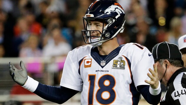 Peyton Manning bislang außer Form (Bild: AP)
