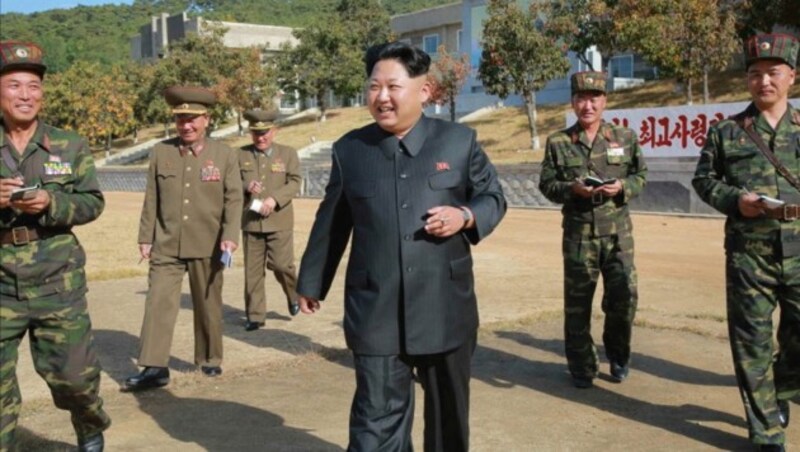 Nordkoreas Diktator Kim Jong Un (Bild: APA/EPA/Rodong Sinmun)