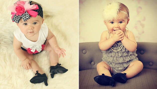 Die Baby-High-Heels sind in den USA der neueste Schrei. (Bild: instagram.com/peeweepumps)