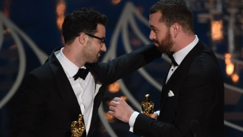 Sam Smith gewann 2016 den Oscar für seinen Bond-Song "Writings On The Wall". (Bild: APA/AFP/MARK RALSTON)