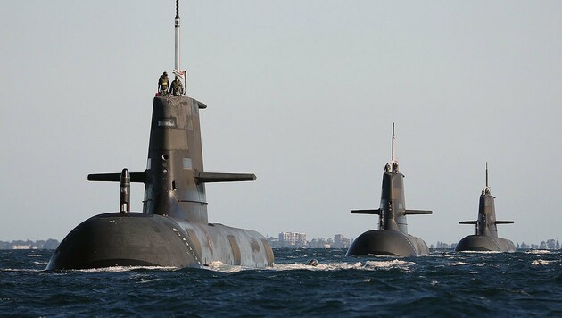 Die U-Boote der Collins-Klasse sind derzeit Australiens modernste Unterseewaffe. (Bild: AFP)