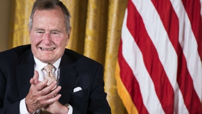 George H. W. Bush, Ex-Präsident und Vater von Jeb Bush (Bild: AFP)